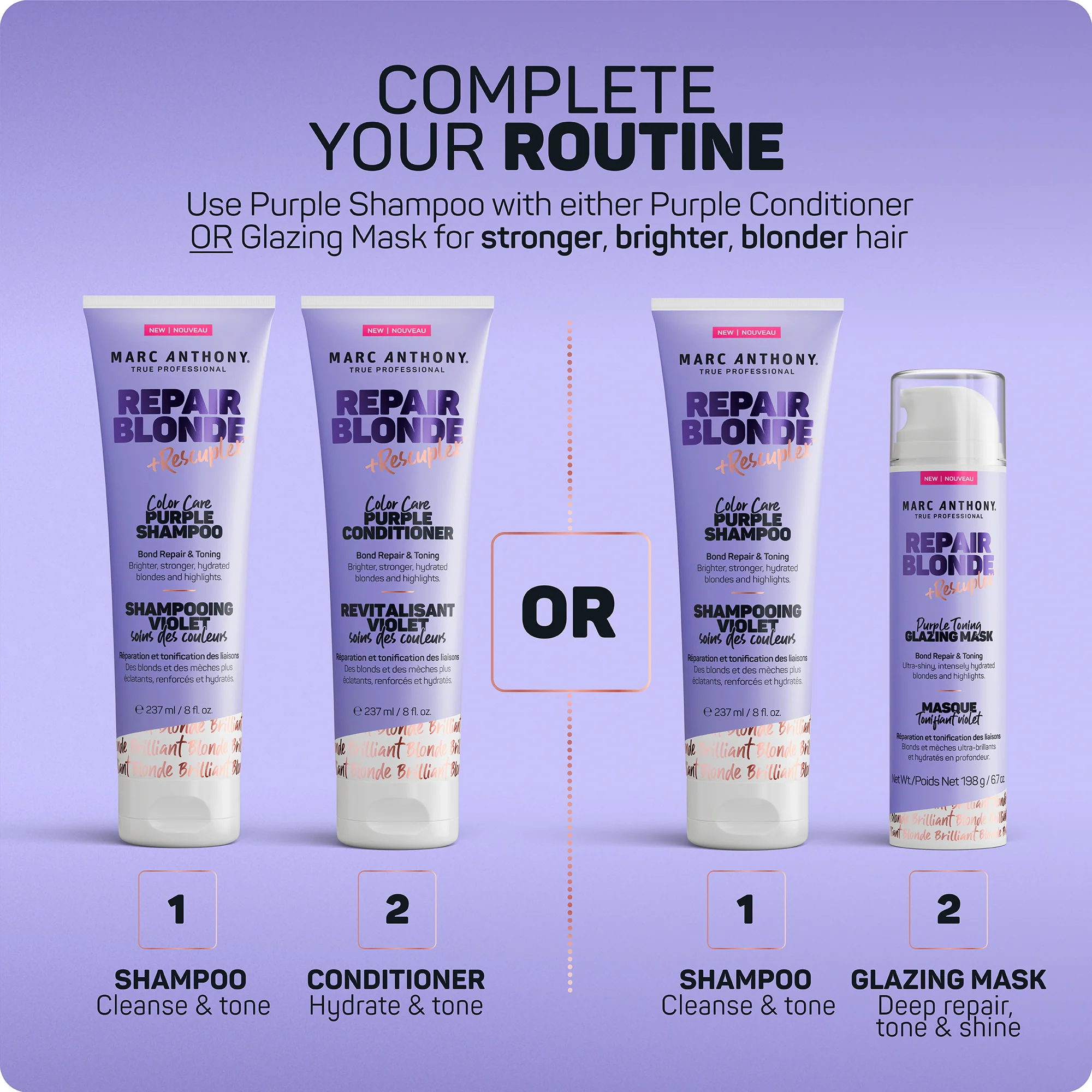 Repair Blonde <br> Purple Toning Glazing Mask - Image 5